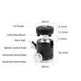 thumbnail image 3 of Cabezal De Trípode Para Cámara, Almohadilla Protectora Suave, Minirótula De Bola, Soporte De Carga Fuerte Y Ligero, Giratorio De 360 ​​​​grados Con Tornillo De 1/4 De Pulgada, 3 of 7