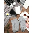 thumbnail image 3 of Lsupdaol 12 Pairs Bulk Mens Socks Moisture Wicking Casual Sports Ankle Socks for Homeless Unisex Adult Men Women, 3 of 6