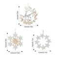 thumbnail image 6 of Shoreew Christmas Acrylic Hanging Ornament Glitter Clear Reindeer Butterfly Pumpkin Carriage Snowflake Dragonfly Ballet Girl Xmas Tree Hanging Ornament, 6 of 6