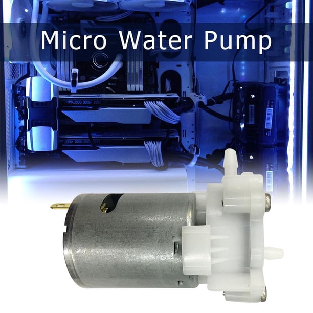 RS-360 DC 3-12V Bomba de engranajes Motor autocebante Mini Micro Bomba de agua Bomba de aceite Ndcxsfigh Libre de BPA