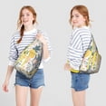 thumbnail image 4 of Tropical Pineapple Sling Backpack – Aesthetic Hawaiian Fruit Print Crossbody Daypack for Women, Teens & Summer Lovers – Cute Pineapple & Flower Design Bag for Travel, Beach, Hiking & Vacation Vibes, 4 of 4