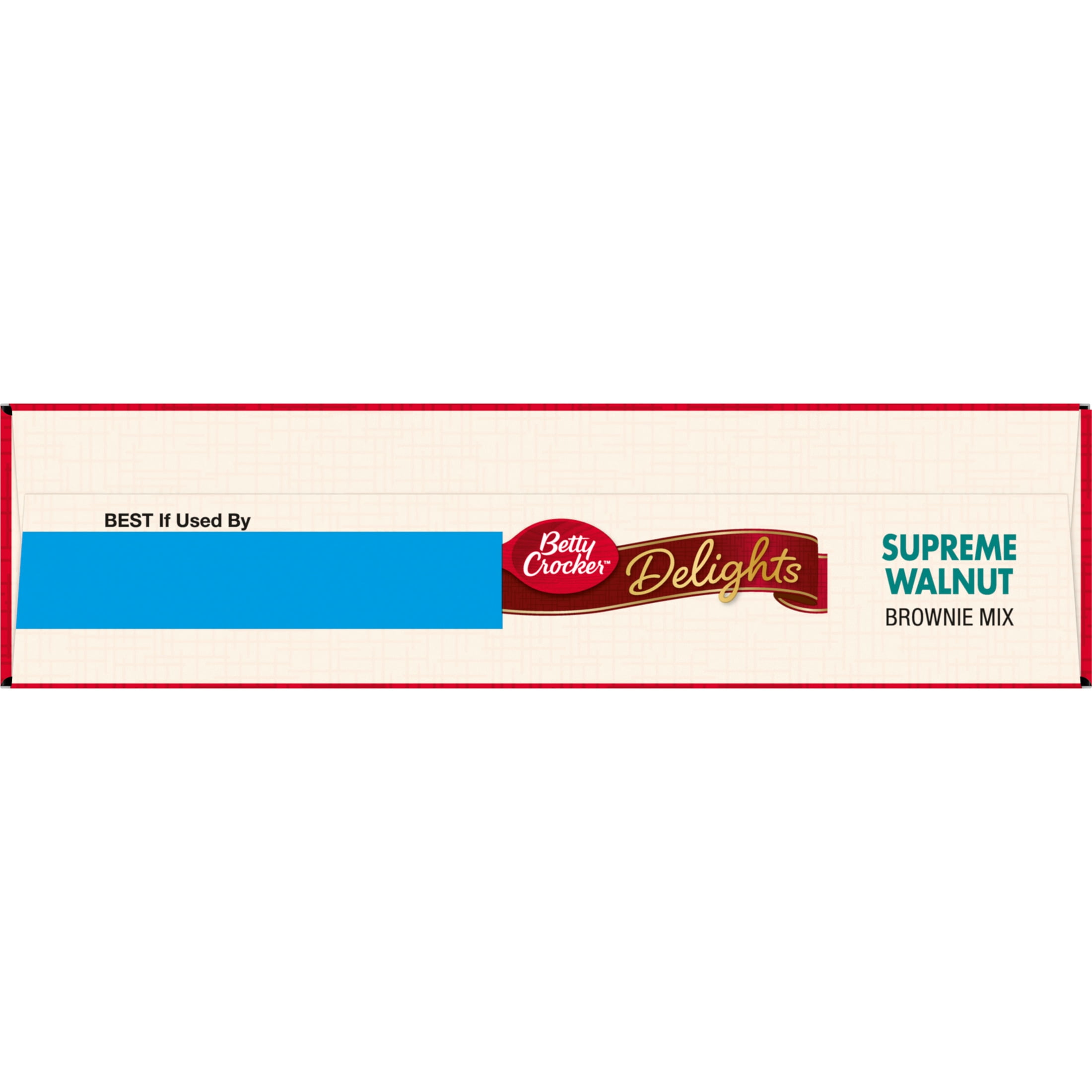 (6 pack) Betty Crocker Delights Supreme Walnut Brownie Mix, 16.5 oz.