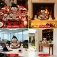 thumbnail image 4 of 2025 New Christmas Snowman Decor Indoor, 10in Plush Snowman Christmas Decorations Indoor, Stuffed Snow Man Ornaments Winter Decorations for Office Table, 4 of 7