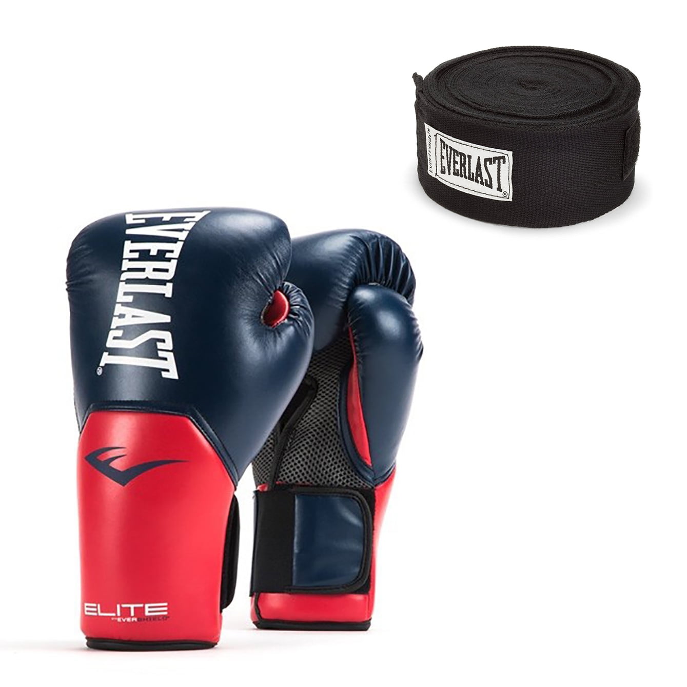 Everlast Elite Pro Style 16 Oz Leather Training Boxing Gloves & 120