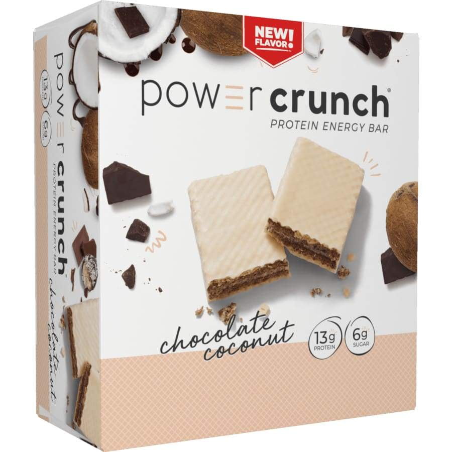 Power Crunch Protein Energy Wafer Bar Chocolate Coconut Size 12Pack