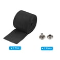 thumbnail image 3 of Uxcell 10Ft Polyester Rope Protector Sleeve 70mm Width Cable Lines Protective Cover, Black, 3 of 6