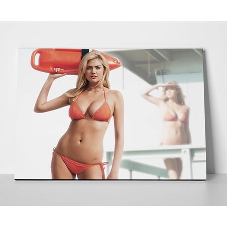 Kate Upton Lifeguard Poster or Wrapped Canvas