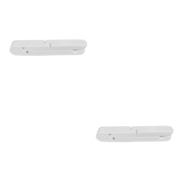 Methold Soporte para teléfono móvil Oficina en casa Soporte para teléfono celular para tableta antideslizante ajustable Soporte plegable, Blanco Blanco 2piezas