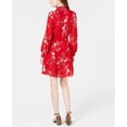thumbnail image 3 of maison Jules Robe-Chemise à Volants Imprimée pour Femmes, Rouge, Très Grand, 3 of 7