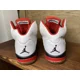 thumbnail image 4 of N I-K-E A i r-Jor-dan Fire Red 5 Retro 2006 White Blk V 136027-162 Sz 11 NBA Smeakers, 4 of 6
