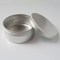 thumbnail image 4 of 48 Pcs Cosmetics Container Empty Cream Jar Small Jars Lip Balm Tin Containers Travel, 4 of 6