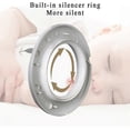 thumbnail image 3 of 50 Pieces Round Curtain Rod Rings Plastic Curtain Eyelet Rings Clips Inner Diameter 42mm Diy Rings For Window Curtain Cloakroom Door Curtains, 3 of 5