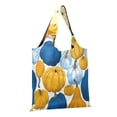 thumbnail image 2 of Large Capacity Print Tote Bag,Lightweight Portable Foldable Shopping Bag Pumpkins, 2 of 5