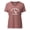 Heather Mauve, variant on Santa Cruz Surf Shop EST 1969 Womens v-neck t-shirt