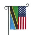 thumbnail image 3 of American Tanzania Flag Tanzanian Friendship U.S.A Memorial Day Patriotic For Garden Flag, Double-Sided Decorative Outdoor Flag, Patriotic Polyester Yard Flag 12 x 18 in, 3 of 5