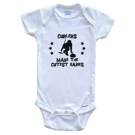 

Curlers Make The Cutest Babies Funny Curling Baby Bodysuit