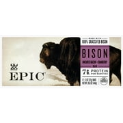 EPIC Bison Bacon Cranberry Bars, Grass-Fed, 12 Count Box 1.3oz bars