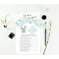 thumbnail image 3 of Inkdotpot Baby Elephant Gender Neutral Who Knows Daddy BestBaby Shower GameCards FunActivity Cards Set Of 50Party Theme, 3 of 5