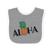 Inktastic Aloha- with Pineapple Boys or Girls Baby Bib