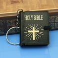 thumbnail image 3 of UDIYO Mini Key Chain Holy Bible Cross Pendant Religious Christian Keyring Decor Gift, 3 of 7