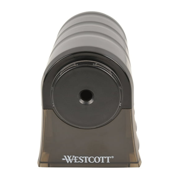 Westcott Classic Desktop Electric Pencil Sharpener, Single Hole, Gray, 1-Count