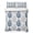 Blue Grey, variant on Twin XL Quilt Set 68''x98'', Navy Blue Grey Leaves Lightweight Bedspread Coverlet Set with 2 Pillow Shams, Summer Tropical Plant Breathable All Season Quilt Bedding for Dorm/Guest Room
