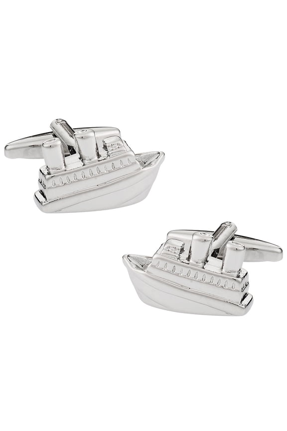 Cruise Ship Cufflinks by Cuff-Daddy in Presentation Box