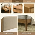 thumbnail image 4 of Roundhill Furniture Vichy 6-Pc Bedroom Set with Queen Bed, Dresser, Mirror, 2 Nightstands, Chest, 4 of 14