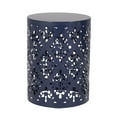 thumbnail image 7 of Soto Metal Outdoor Side Tables, Set of 2, Navy Blue, 7 of 7