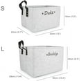 thumbnail image 6 of Personalized Pet Toy Storage Basket, Cat and Dog Toy Storage Box, Personalized Dog Toy Basket, Dog Toy Basket, 6 of 8