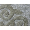 thumbnail image 2 of Bath Rug Damask Pattern in Beige & Ivory, 2 of 3
