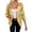 A-Gold401, variant on Womens Metallic Blazer Ruched Sleeve Draped Neck Blazer Jacket Shiny Dressy Party Evening Blazers