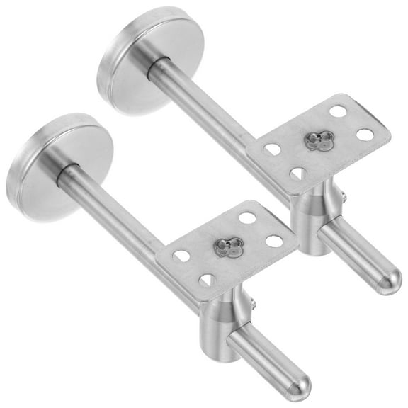 FRCOLOR 2pcs Swivel Handrail Brackets Heavy Duty Adjustable Square Hand Rail Brackets for Staircase Stair Wall Mounted Handrail Supports