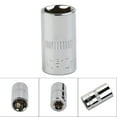 thumbnail image 2 of 4Pcs 1/4Inch Hex Socket Ratchet Wrench Drive Sockets Adapter 10Mm Shallow Socket Repair Tool For Diy Automotive Hand Tool, 2 of 6