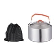 thumbnail image 3 of Hervidor de agua para acampar agua hirviendo Tetera portátil para campamento Utensilios de Cocina 1.6L kusrkot Hervidor al aire libre, 3 of 8