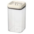 thumbnail image 3 of (4 pack) Better Homes & Gardens Canister - 9.9 Cup Flip-Tite® Square Food Storage Container, 3 of 12