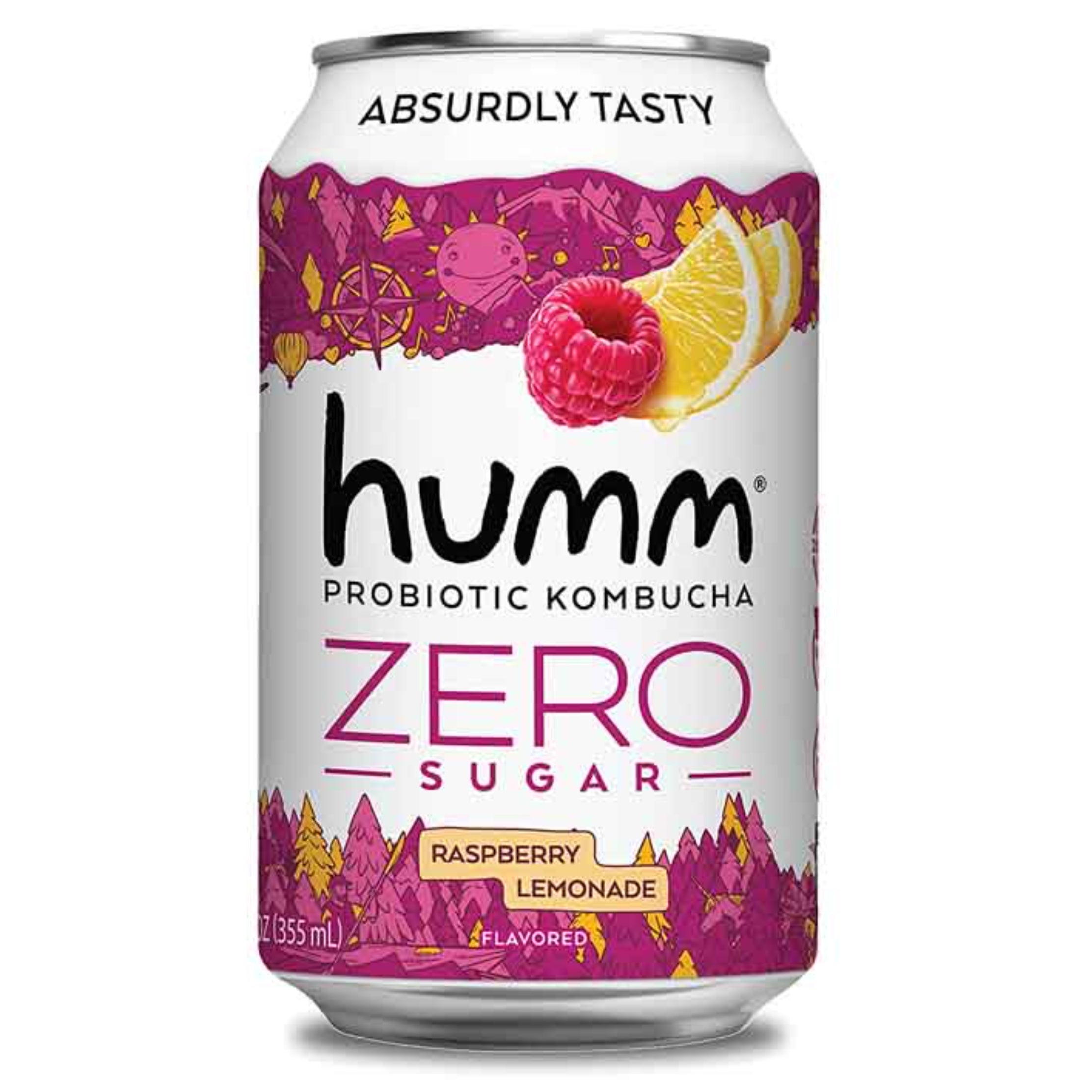 Kombucha Raspberry Lemonade Zero Pack of 6