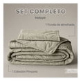 thumbnail image 3 of Edredón Ligero Real Textil + 1 Funda de Almohada, Juego de Colcha Individual, Color Verde Salvia, 3 of 9
