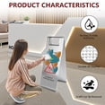thumbnail image 3 of 4 PCS Stainless Steel Wet Floor Caution Sign, 24in Caution Wet Floor Signs, Portable Foldable Bilingual Safety Sign, for Kitchen, Restaurant, Shop, Restroom, Silver, 3 of 7