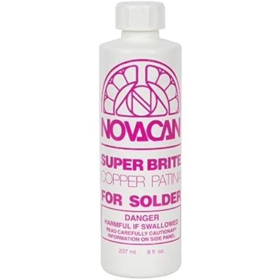 Novacan Super Brite Copper Patina for Solder 8 oz.