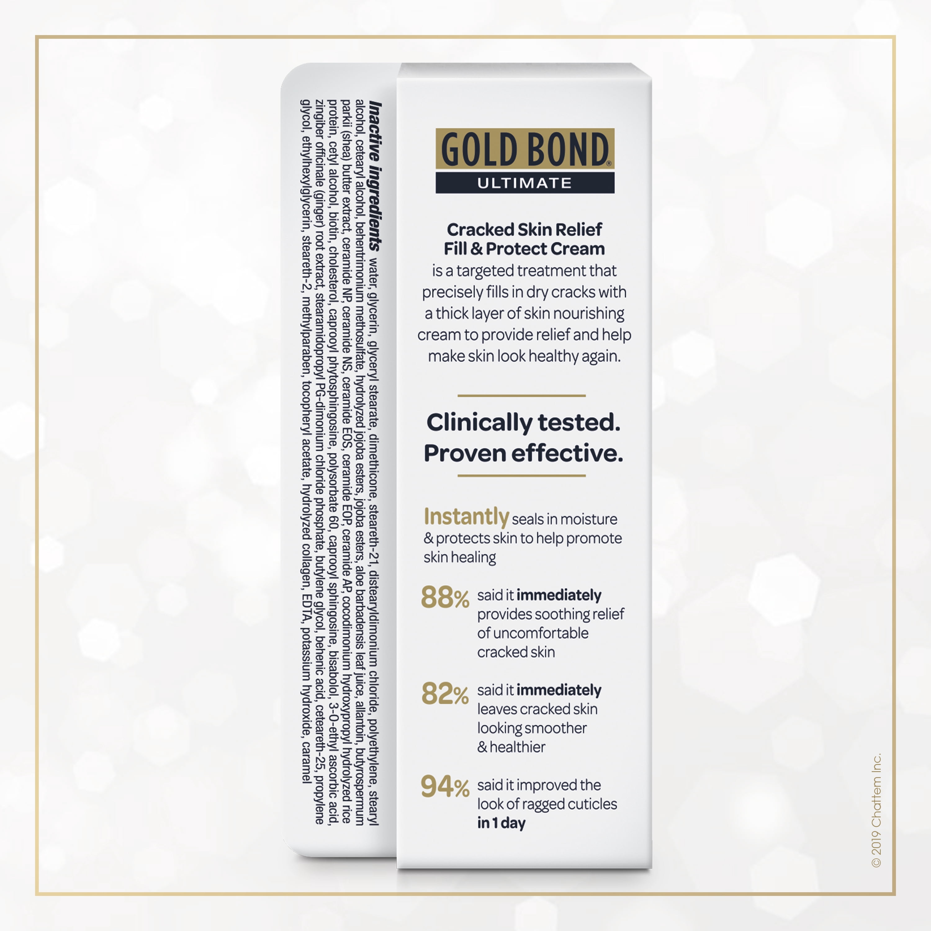 Gold Bond Cream, Cracked Skin Relief Fill & Protect, 0.75oz Tube