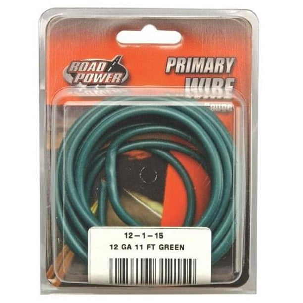 Coleman Cable 55678933 11 ft. 12 Gauge Copper Primary Wire, Green