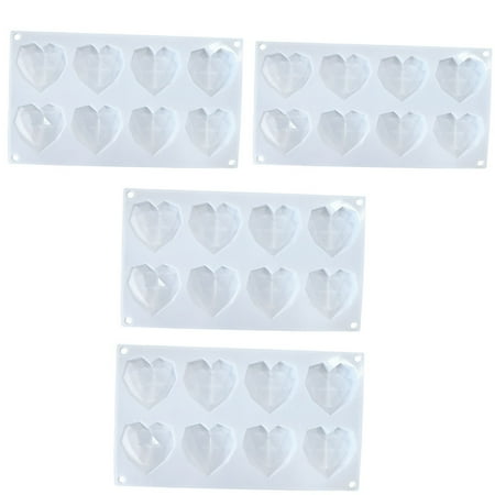 

Jmntiy Chocolate Cake Tin Silicone Heart Shaped Dessert Mold Cheesecake DIY Clearance