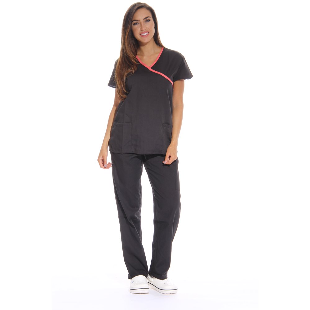 Just Love Just Love Women's Scrub Sets / Medical Scrubs (Mock Wrap