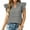 Black, variant on Womens Shirts Women's Plaid V Neck Flutter Sleeve Blouse Fashion with Double Layered Ruffle Trim Cute Short Sleeve Top Casual Floral Lattice Pattern Red L