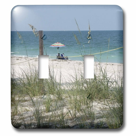 3dRose, Captiva Sea Oats, double toggle switch