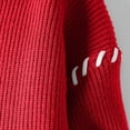 thumbnail image 6 of Yiliang Big and Tall Mens SweatersFall and Winter Long Sleeve Warm and Thermal Top Clothes ,Red,L, 6 of 6