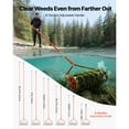 thumbnail image 4 of KFFKFF Lake Weed Roller, 20 ft Lake & Pond Weed Removal Tool, Muck Razer Aquatic & Sludge Tiller, Rid Roots and Muck Buildup, 4 of 9