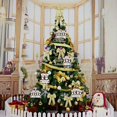 thumbnail image 3 of Family Of Penguin Christmas Tree Pendant DIY Name PVC Pendant Decoration, 3 of 6