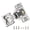 10 Pieces, variant on 2 Pieces 1/4" Small Overlay Concealed Face Frame Hinges, 105° Open Angle 4 Level Soft Close Screw On Compact Cabinet Hinge,for Face Frame Door, Soft Close On/Off Switch, Self Closing